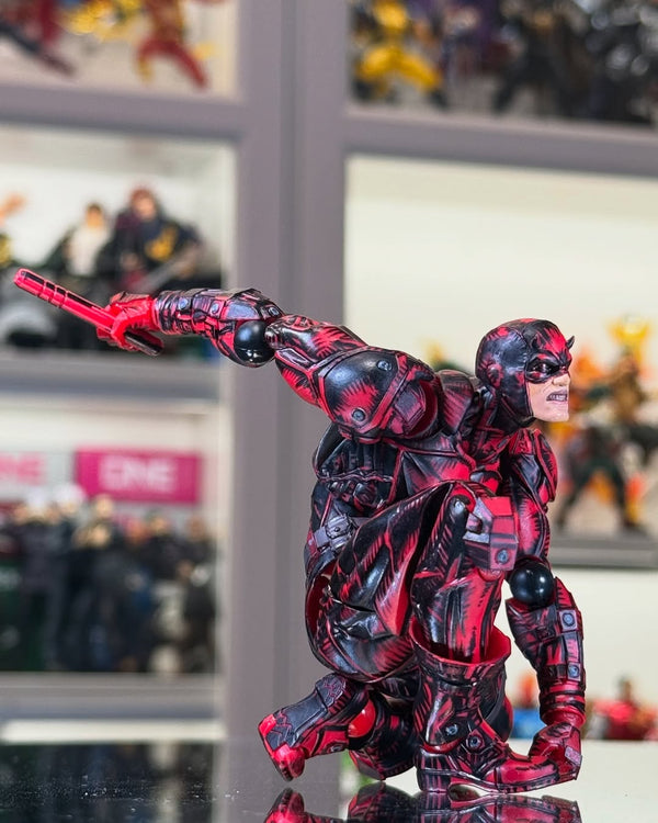 Custom 1/12 Action Figure Snake Studios Daredevil with Painting and Accorries