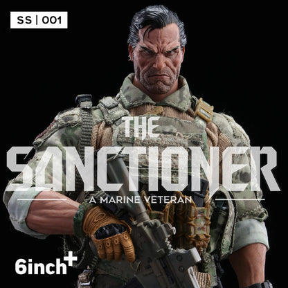 (Pre-Order) 6 Inch+ 1/12 The Sanctioner Action Figure (SS001) + KIT Pack (OL-010)