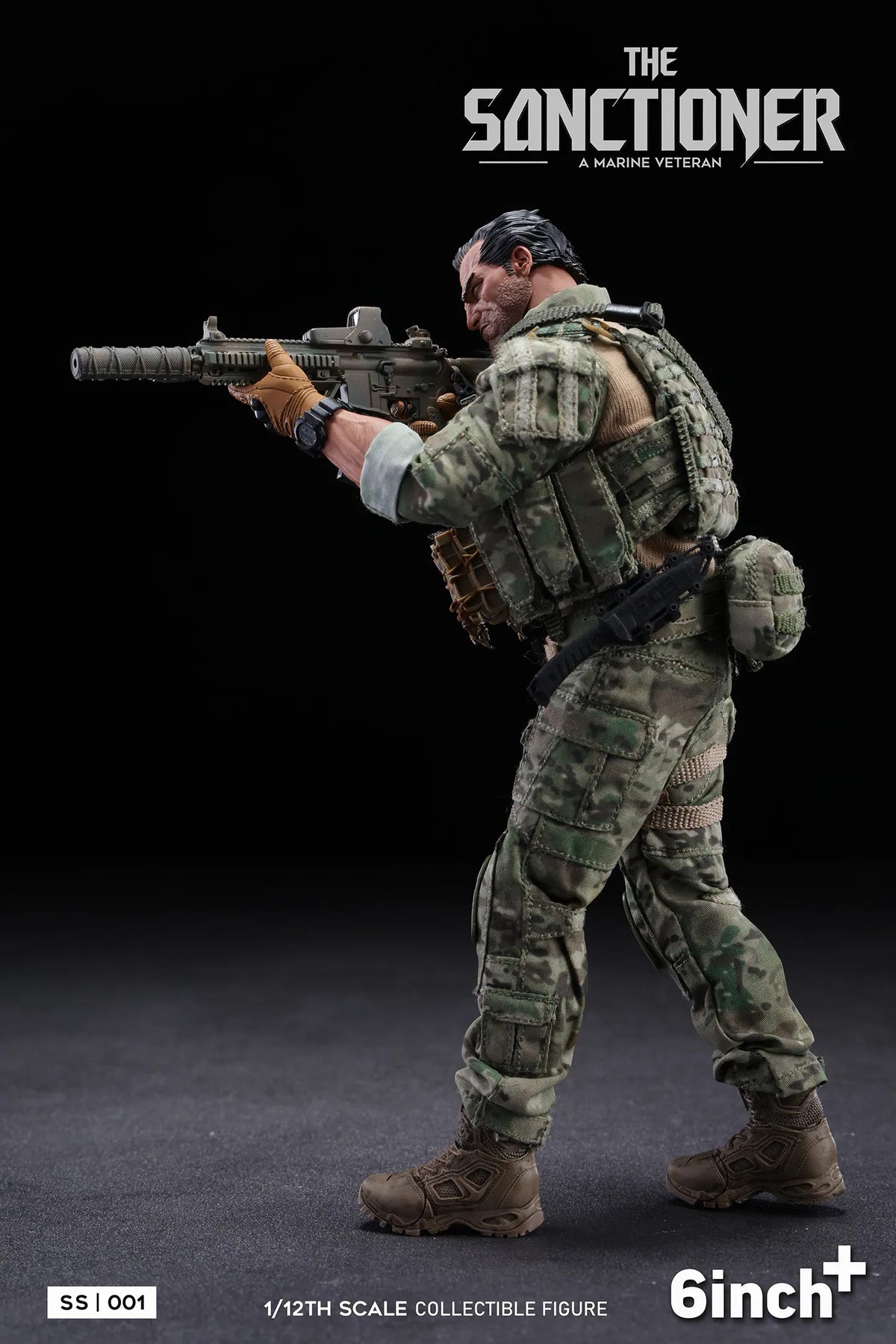 (Pre-Order) 6 Inch+ 1/12 The Sanctioner Action Figure (SS001) + KIT Pack (OL-010)