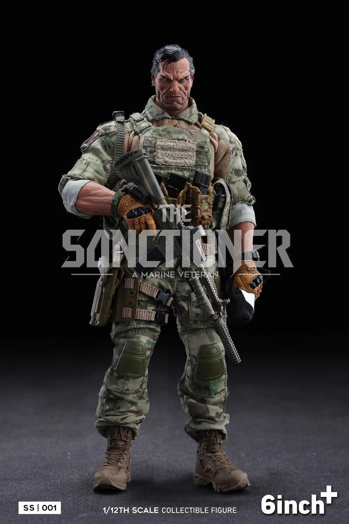 (Pre-Order) 6 Inch+ 1/12 The Sanctioner Action Figure (SS001) + KIT Pack (OL-010)