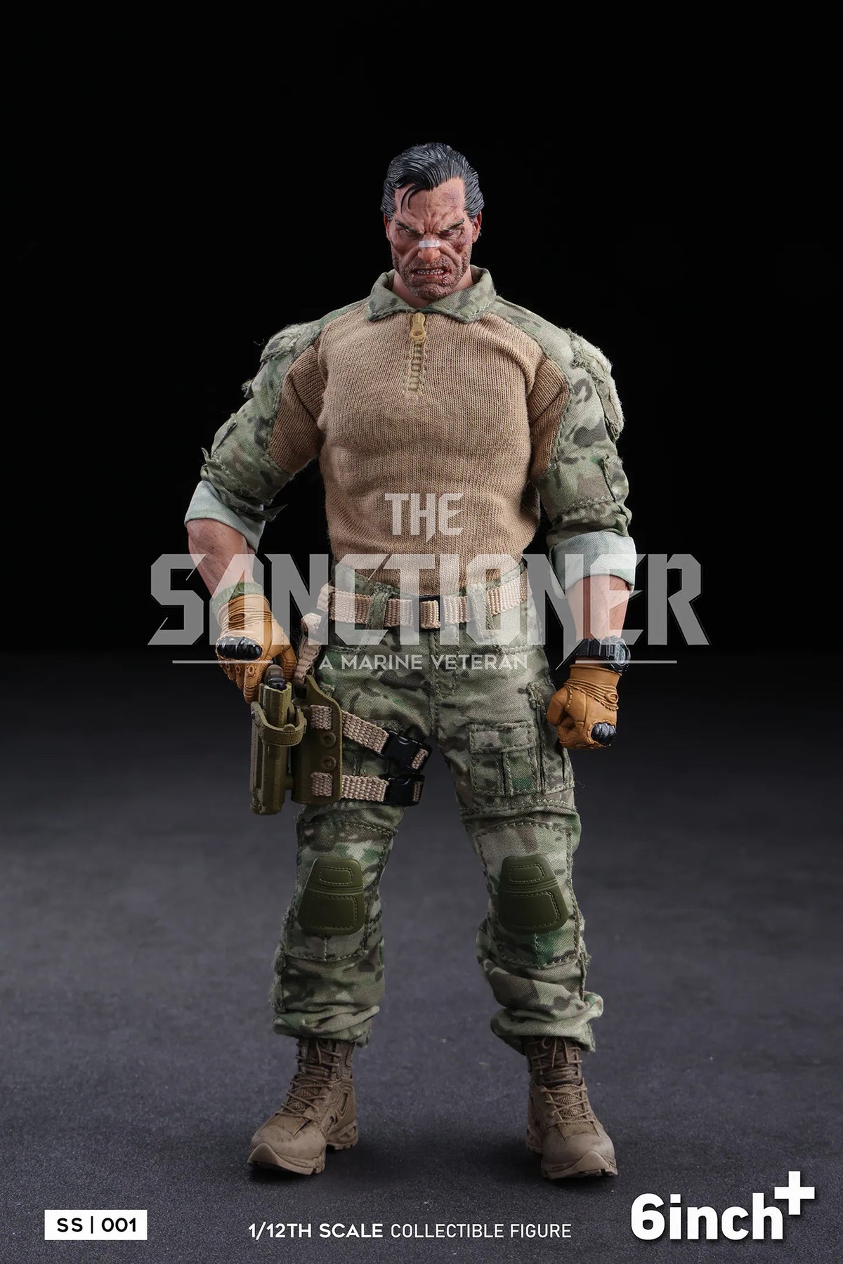 (Pre-Order) 6 Inch+ 1/12 The Sanctioner Action Figure (SS001) + KIT Pack (OL-010)