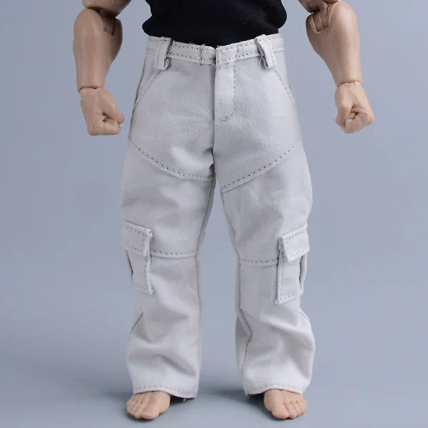 Custom 1/12 Clothing Accessories Pants for 1/12 Scale Strong Body