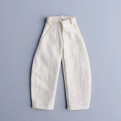 Custom 1/12 Clothing Accessories Pants for 1/12 Scale Action Figure