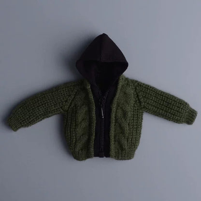 Custom 1/12 Clothing Accessories Knitted Cardigan for 1/12 scale action figures