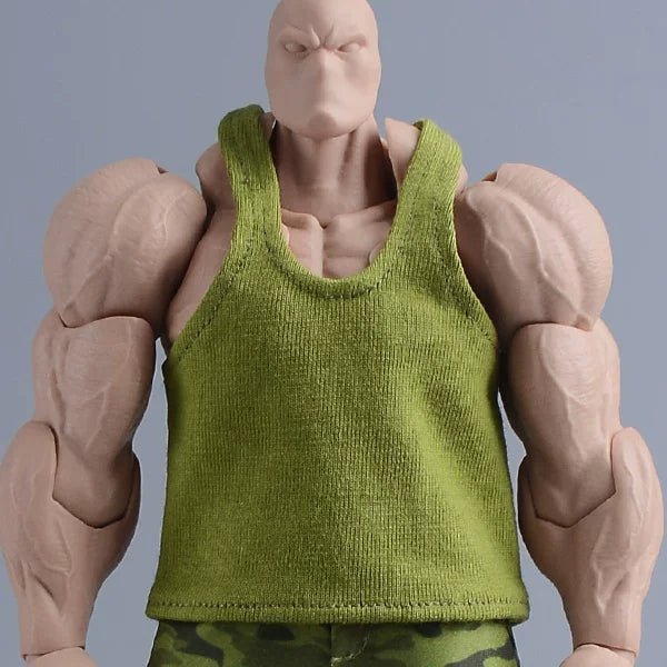 Custom 1/12 Clothing Accessories Tank Top for 1/12 Scale Strong Body