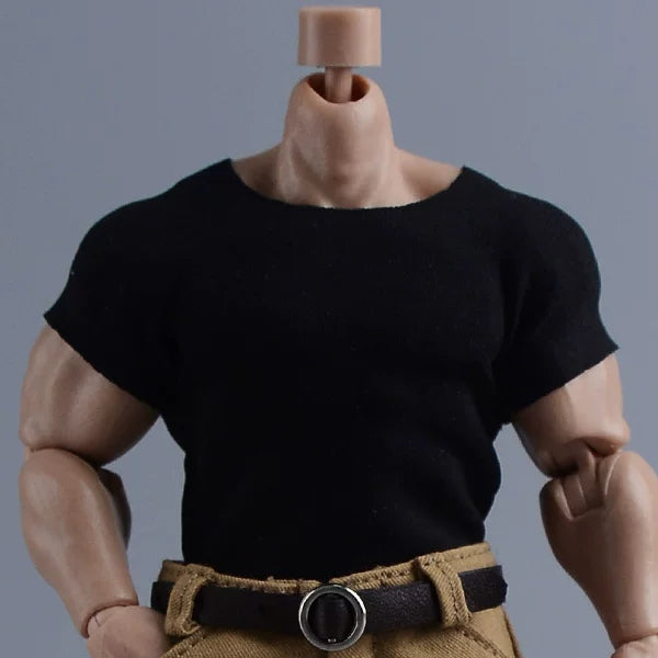 Custom 1/12 Clothing Accessories Slim Fit Top for 1/12 Scale Strong Body