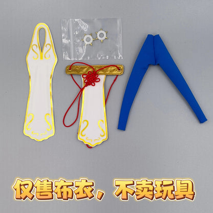 Custom 1/12 Clothing for Whale Studio Fighting Girl Chun Li