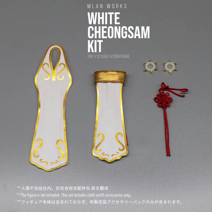 Custom 1/12 Clothing for Whale Studio Fighting Girl Chun Li