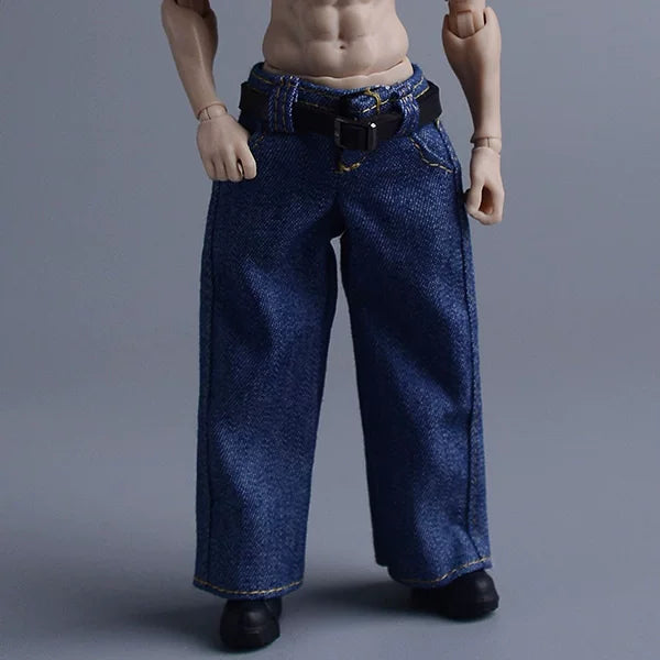 Custom 1/12 Clothing Accessories Jeans for 1/12 scale action figures