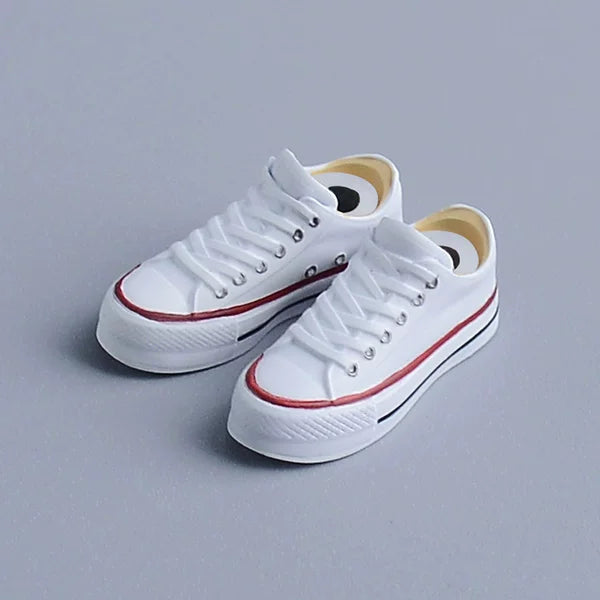 Custom 1/12 Clothing Accessories Sneakers for 1/12 Scale Action Figure