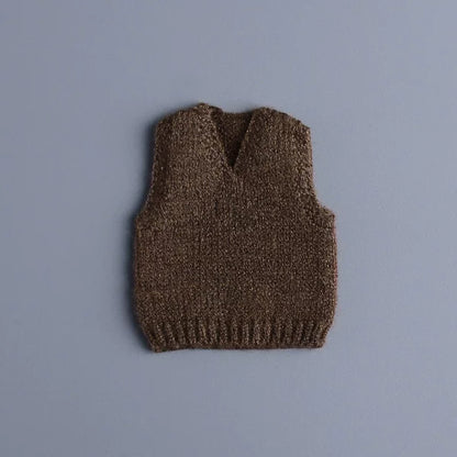 Custom 1/12 Clothing Accessories Sweater Vest for 1/12 Scale Strong Body