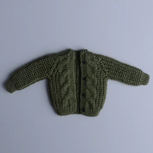 Custom 1/12 Clothing Accessories Knitted Cardigan for 1/12 scale action figures