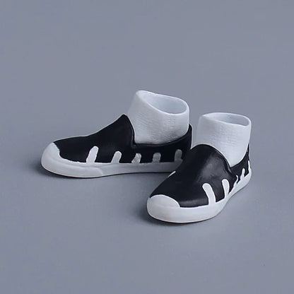 Custom 1/12 Clothing Accessories Kong Fu Shoes for 1/12 scale action figures