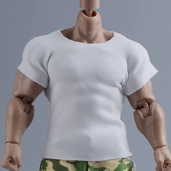 Custom 1/12 Clothing Accessories Slim Fit Top for 1/12 Scale Strong Body