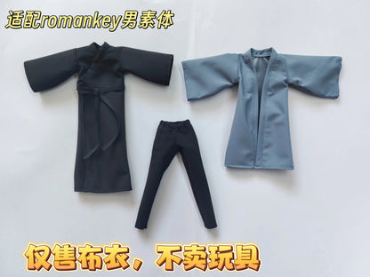 Custom 1/12 Haori Clothing for Jujutsu Kaisen Toji Fushiguro (Romankey / VToys Body)