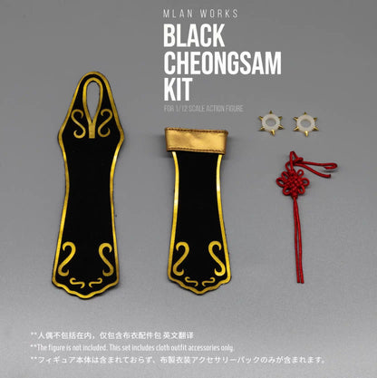 Custom 1/12 Clothing for Whale Studio Fighting Girl Chun Li