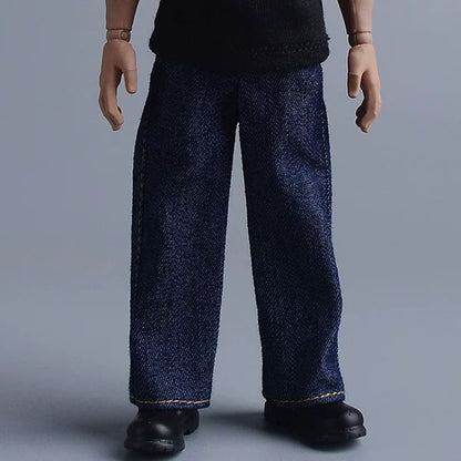 Custom 1/12 Clothing Accessories Jeans for 1/12 scale action figures