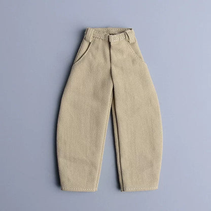 Custom 1/12 Clothing Accessories Pants for 1/12 Scale Action Figure