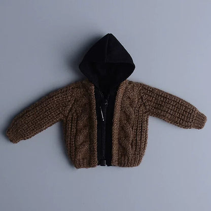 Custom 1/12 Clothing Accessories Knitted Cardigan for 1/12 scale action figures
