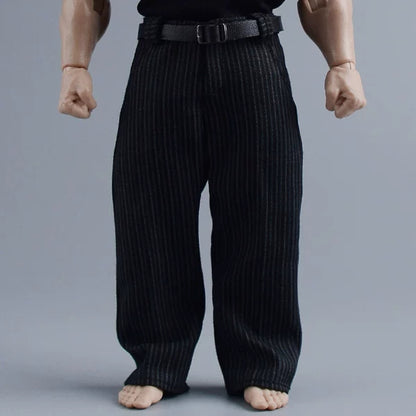 Custom 1/12 Clothing Accessories Pants for 1/12 Scale Strong Body