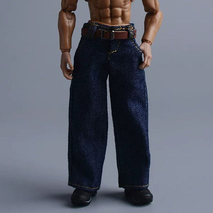 Custom 1/12 Clothing Accessories Jeans for 1/12 scale action figures