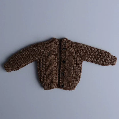 Custom 1/12 Clothing Accessories Knitted Cardigan for 1/12 scale action figures