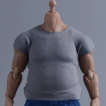Custom 1/12 Clothing Accessories Slim Fit Top for 1/12 Scale Strong Body