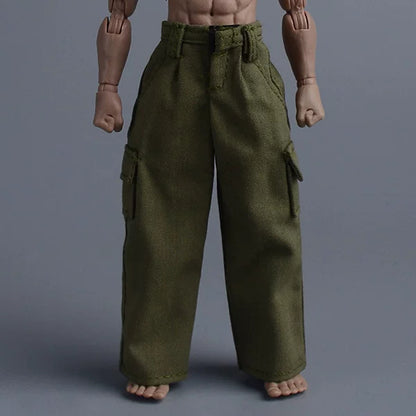 Custom 1/12 Clothing Accessories Pants for 1/12 scale action figures