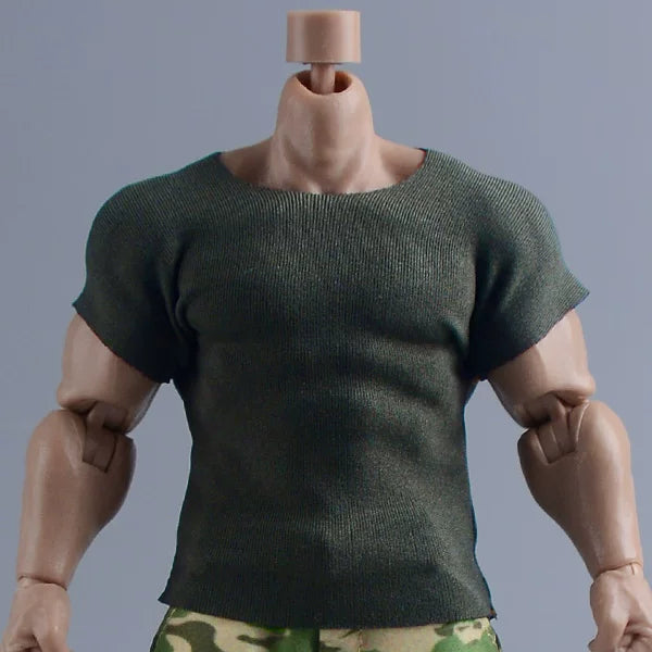 Custom 1/12 Clothing Accessories Slim Fit Top for 1/12 Scale Strong Body