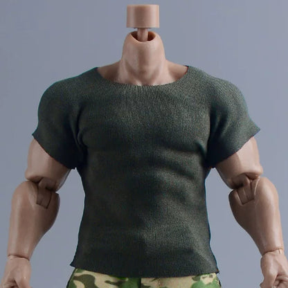 Custom 1/12 Clothing Accessories Slim Fit Top for 1/12 Scale Strong Body