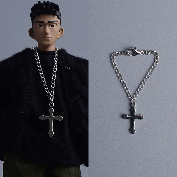 Custom 1/12 Clothing Accessories Chain Necklace for 1/12 scale action figures
