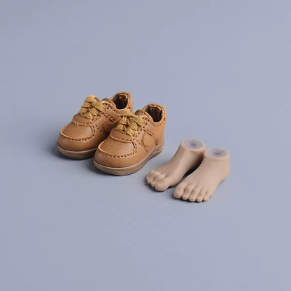 Custom 1/12 Clothing Accessories Shoes for 1/12 Scale Action Figure