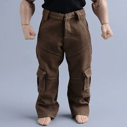 Custom 1/12 Clothing Accessories Pants for 1/12 Scale Strong Body