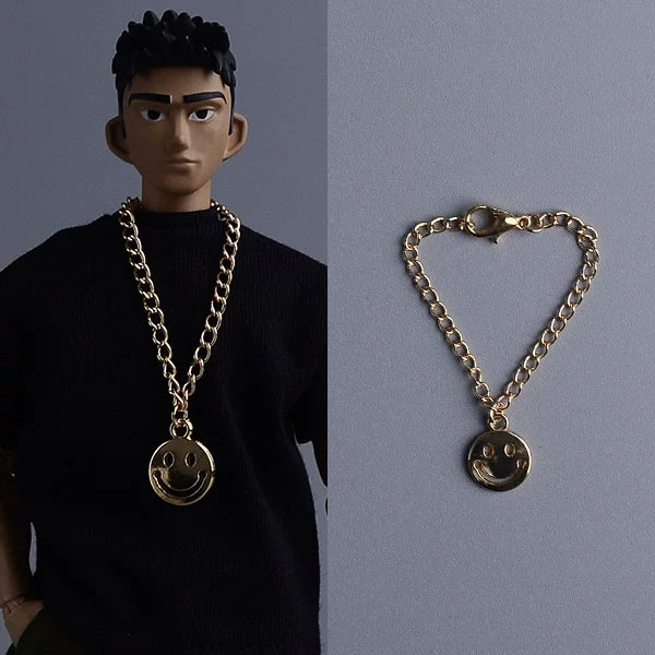 Custom 1/12 Clothing Accessories Chain Necklace for 1/12 scale action figures