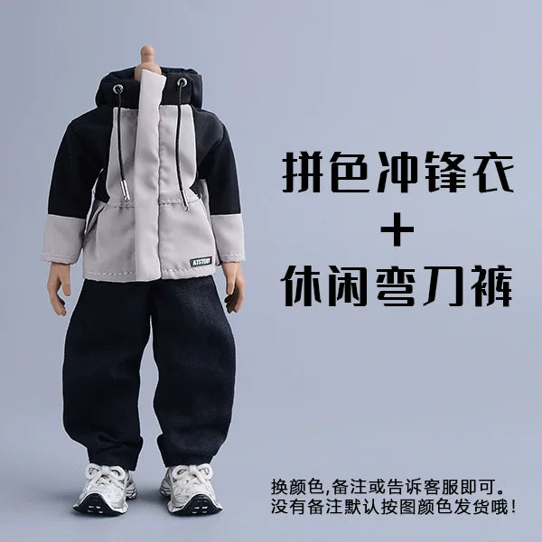 Custom 1/12 Clothing Accessories Pants for 1/12 Scale Action Figure