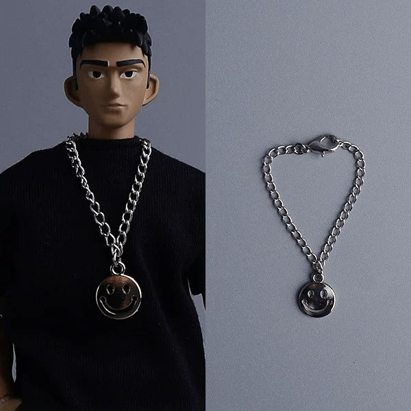 Custom 1/12 Clothing Accessories Chain Necklace for 1/12 scale action figures