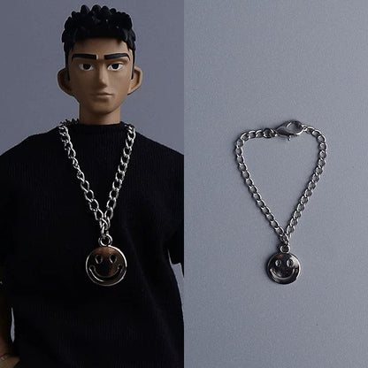 Custom 1/12 Clothing Accessories Chain Necklace for 1/12 scale action figures