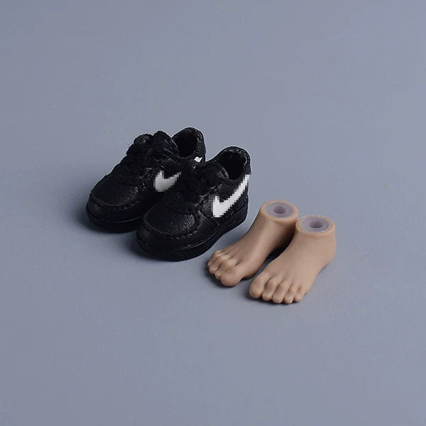 Custom 1/12 Clothing Accessories Shoes for 1/12 Scale Action Figure