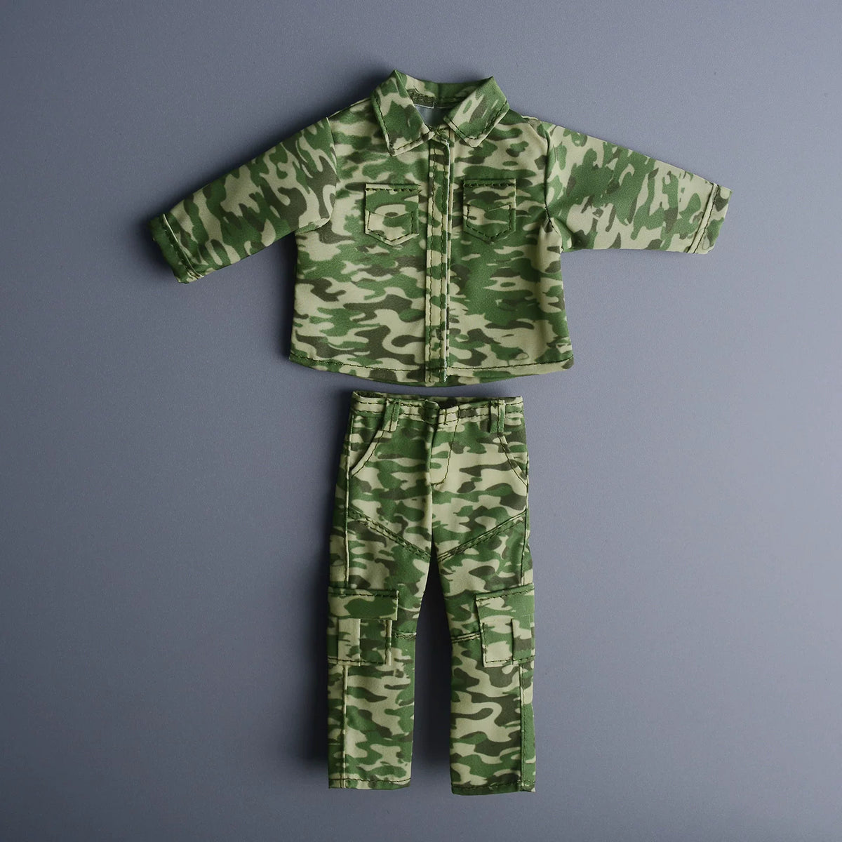 Custom 1/12 Clothing Accessories Military Uniform for 1/12 Scale Strong Body