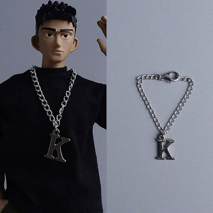 Custom 1/12 Clothing Accessories Chain Necklace for 1/12 scale action figures