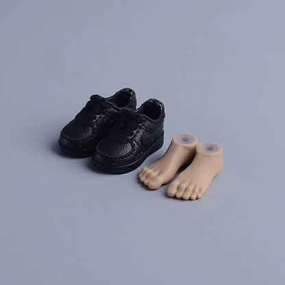 Custom 1/12 Clothing Accessories Shoes for 1/12 Scale Action Figure