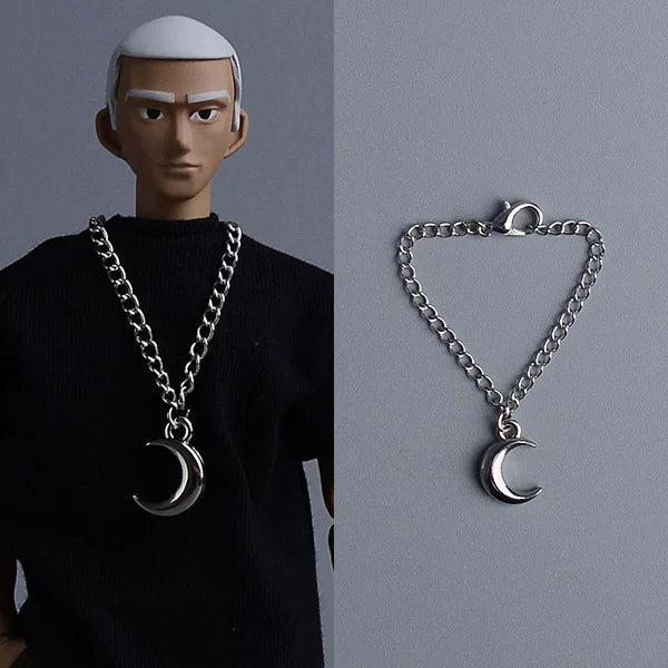 Custom 1/12 Clothing Accessories Chain Necklace for 1/12 scale action figures