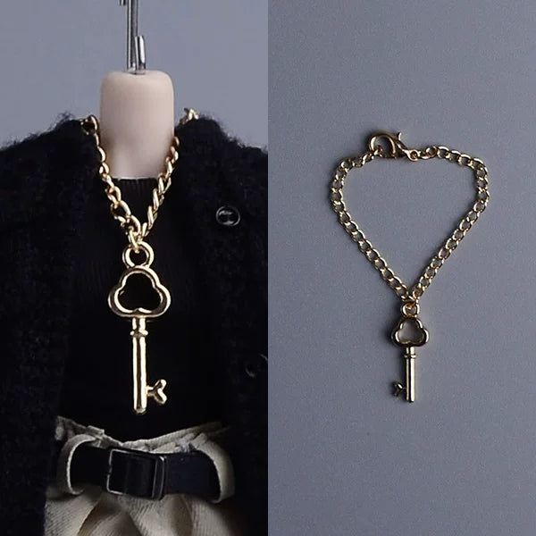 Custom 1/12 Clothing Accessories Chain Necklace for 1/12 scale action figures