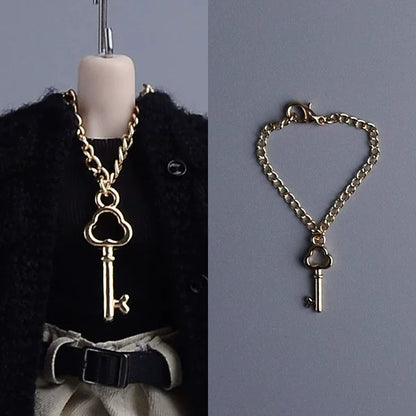 Custom 1/12 Clothing Accessories Chain Necklace for 1/12 scale action figures