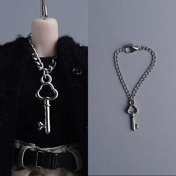 Custom 1/12 Clothing Accessories Chain Necklace for 1/12 scale action figures