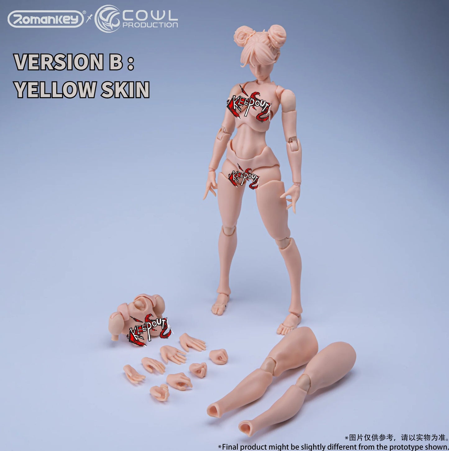 (Pre-Order) Romankey Studio 1/12 female action figure Reissue