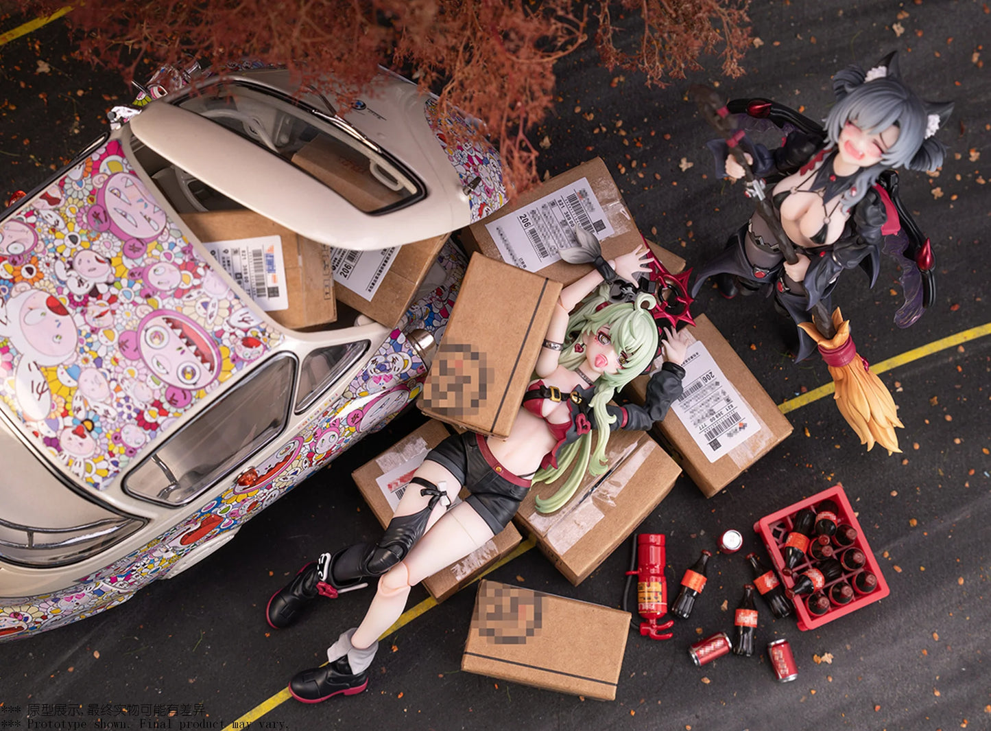 (Pre-Order) EXSSRION Studio 1/12 Hoshikawa Neco action figure Yellow and Green Hair