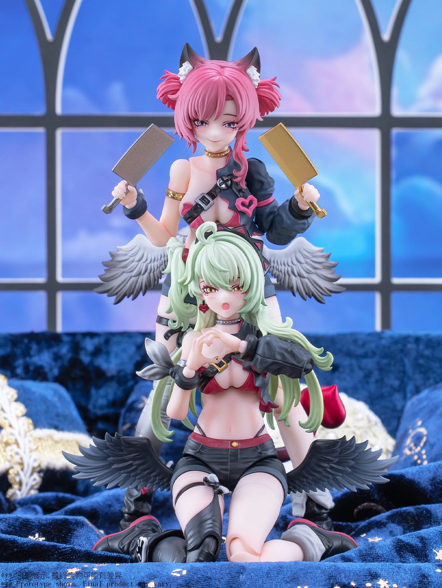 (Pre-Order) EXSSRION Studio 1/12 Hoshikawa Neco action figure Yellow and Green Hair