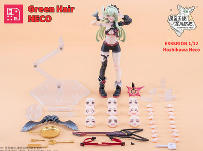 (Pre-Order) EXSSRION Studio 1/12 Hoshikawa Neco action figure Yellow and Green Hair