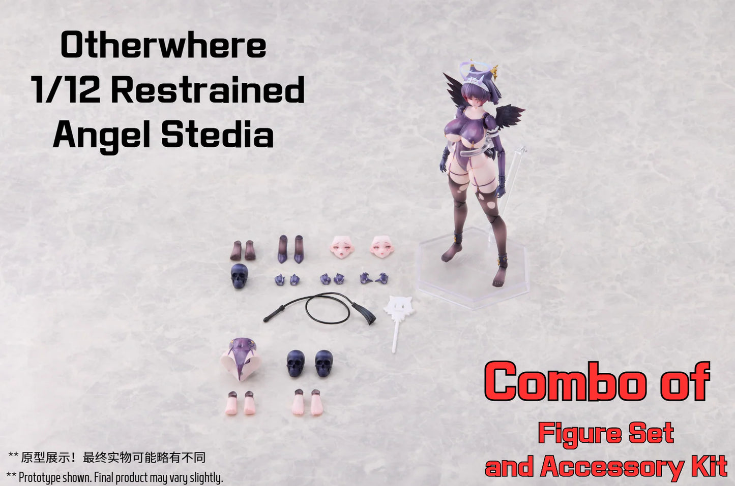 (Pre-Order) Otherwhere Galactic 1/12 Restrained Angel Stedia action figure and combo